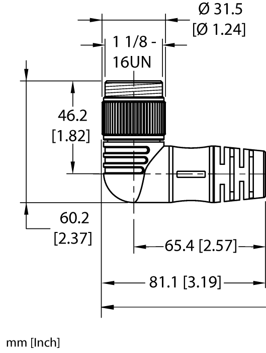 Actuator and Sensor Cable - Extension Cable (WSM WKM 126-3M)