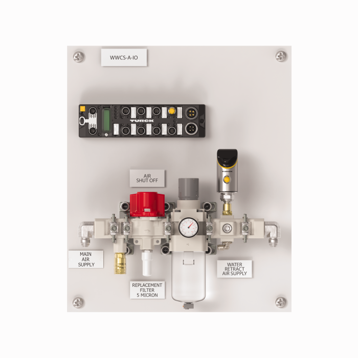 Turck Air Filter Regulator Panel for WWCS System - Includes IO-Link Master # WWCS-A-IO
