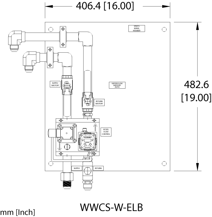Weld Water Control System with Water Control - 90 Degree Configuration. Does Not Include IO-Link Master (WWCS-W-ELB)