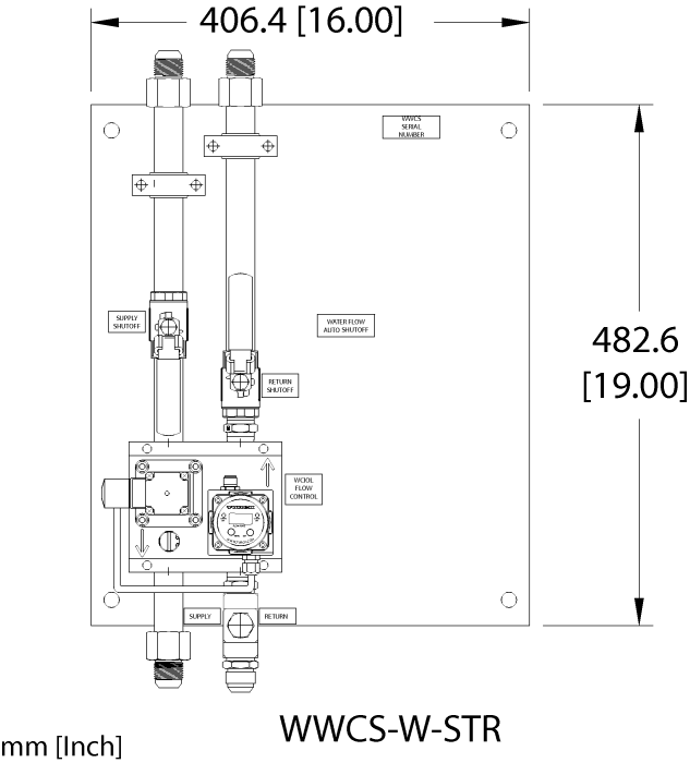 Weld Water Control System with Water Control - Straight Configuration. Does Not Include IO-Link Master (WWCS-W-STR)
