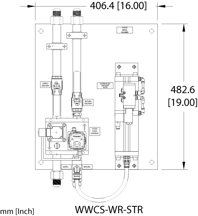Weld Water Control System with Water Control and Retract Unit - Straight Configuration. Does Not Include IO-Link Master. (WWCS-WR-STR)