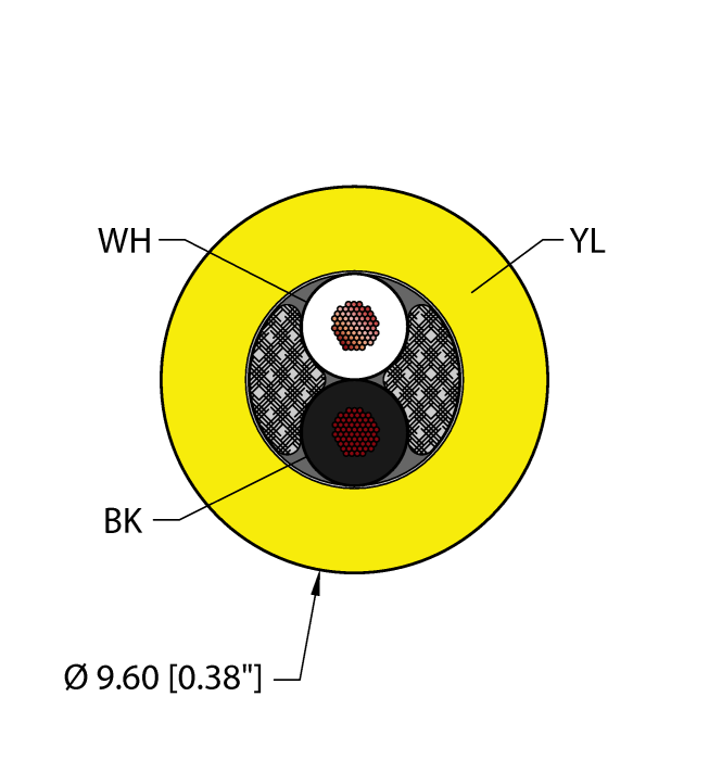 Flexible Service Cable - Reelfast™ Bulk Cable (YEL,PVC,2X16,STOOW,MSHA)