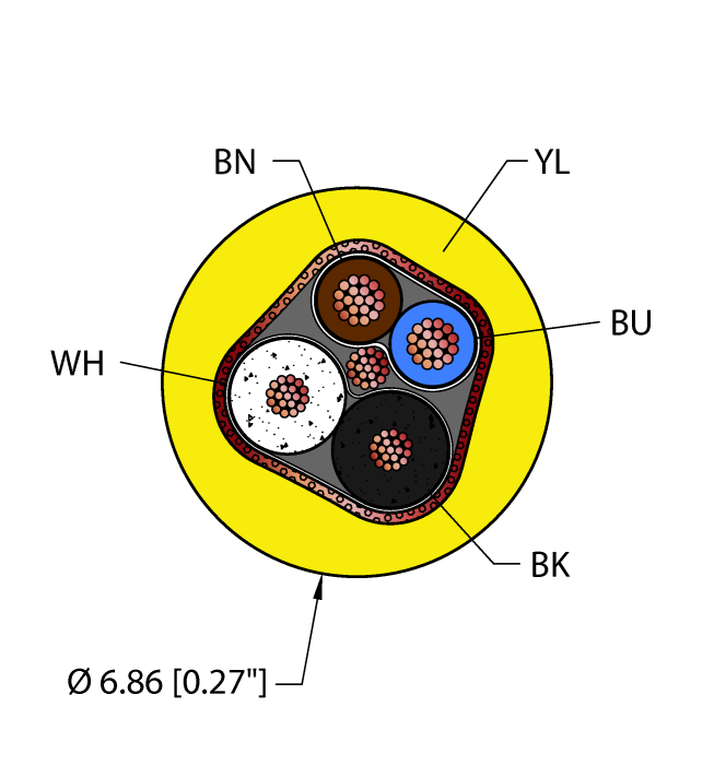 Miscellaneous - Reelfast™ Bulk Cable (YEL,PVC,2X22+2X24,S-FDB,AWM)