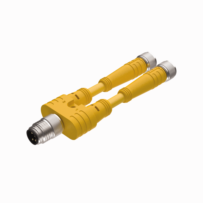 Actuator and Sensor Splitter - M8 Splitter (YP2-MFS3/2PKG3M-0.2/0.2/S651)