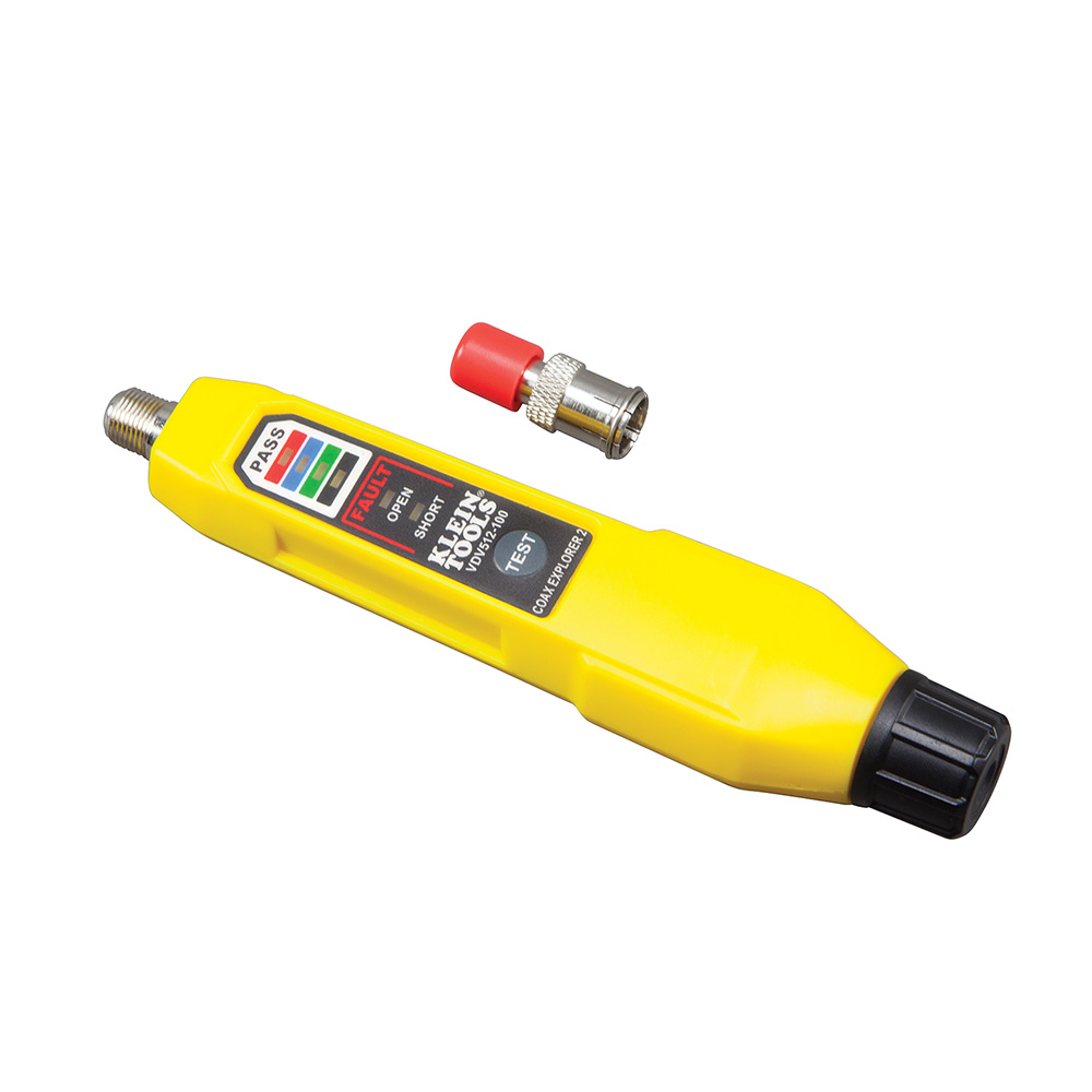Klein Cable Tester, Coax Explorer 2 Tester with Batteries and Red Remote # VDV512-100
