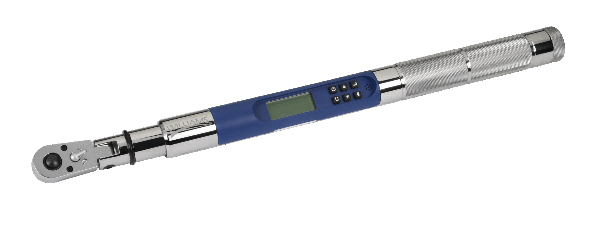 Williams 1/4 in Steel Grip Electronic Torque Wrench 1.36-27.12 Nm, Flex Head