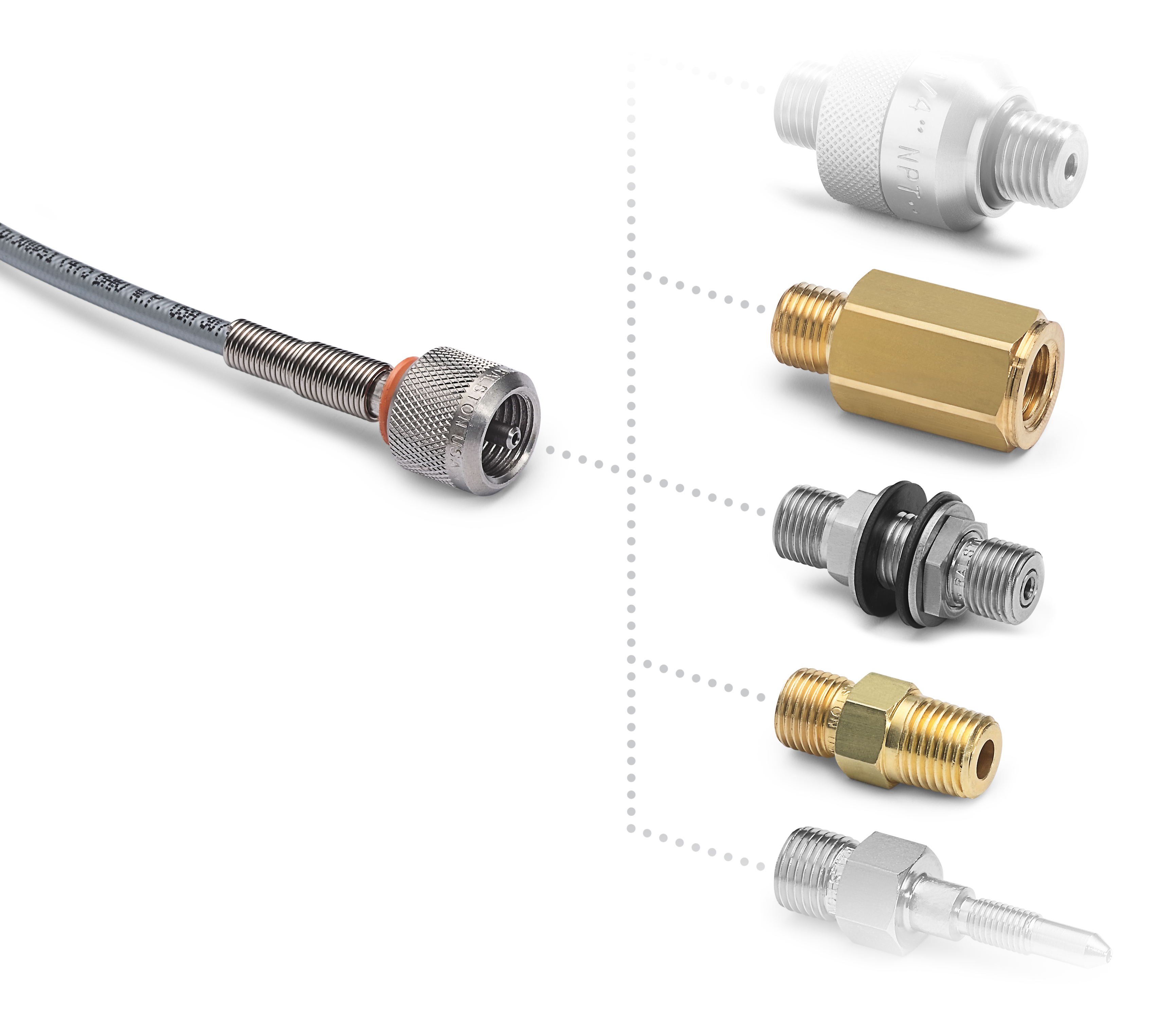Ralston Calibration Manifold, Hoses and Adapters with Nylon Bag # QTHA-KIT40