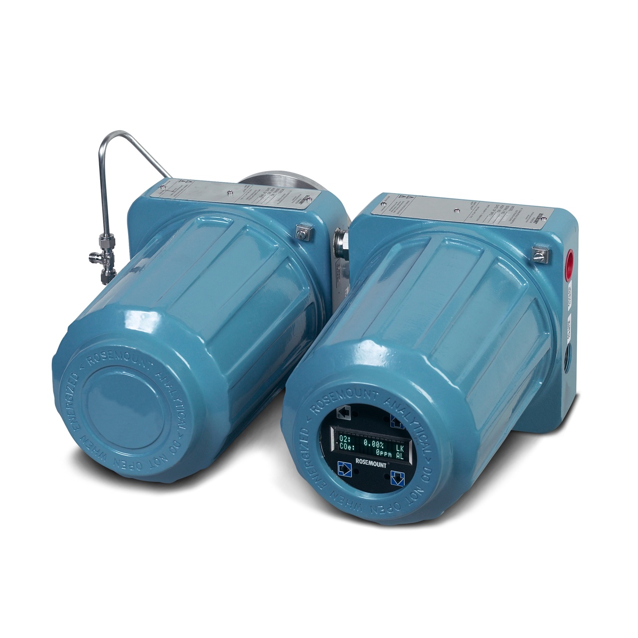 Rosemount OCX 8800 oxygen and combustibles transmitter — flagship product for the Combustion & Emissions category